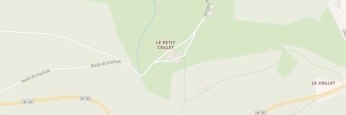 Plan du 2553 Rte de Frachure à Doizieux