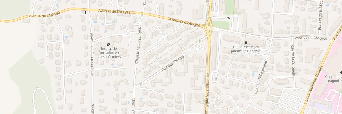 Plan du 24 Rue des Tilleuls à Bagnols-sur-Cèze
