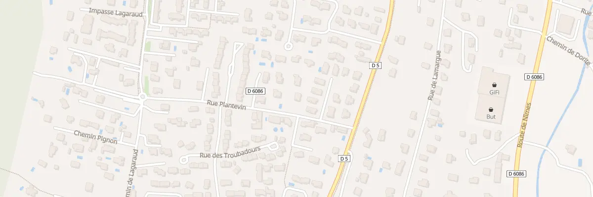Plan du 108 Rue Plantevin à Bagnols-sur-Cèze