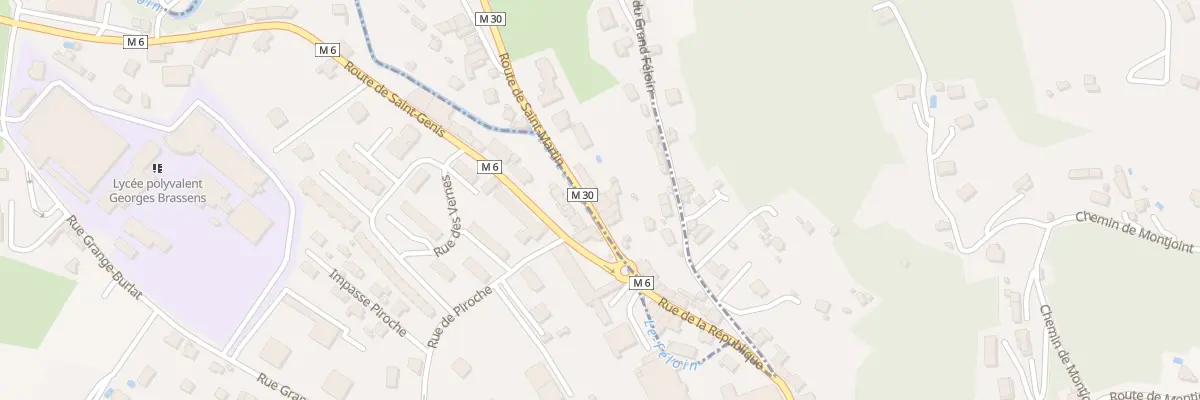 Plan du 89 Rte de Saint-martin à Saint-Martin-la-Plaine