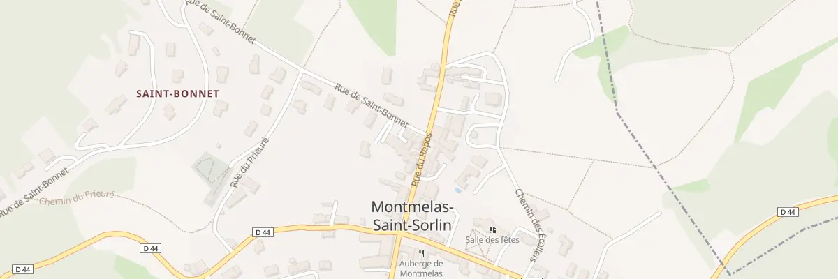 Plan du 5053 Le Bourg à Montmelas-Saint-Sorlin
