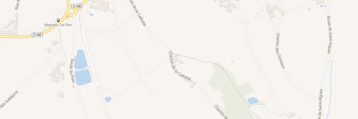 Plan du 5174 Saint Aigues à Bagnols