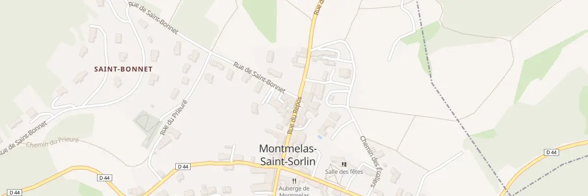 Plan du 5052 Le Bourg à Montmelas-Saint-Sorlin