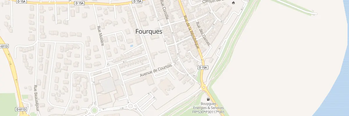 Plan du 1 Rue du Pont Neuf à Fourques