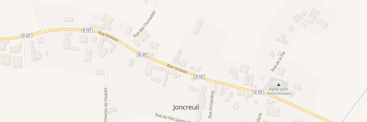 Plan du 29 Rue Drisson à Joncreuil