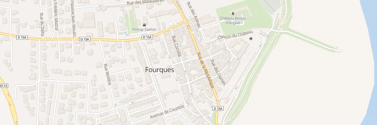 Plan du 5 Rue de la Poste à Fourques