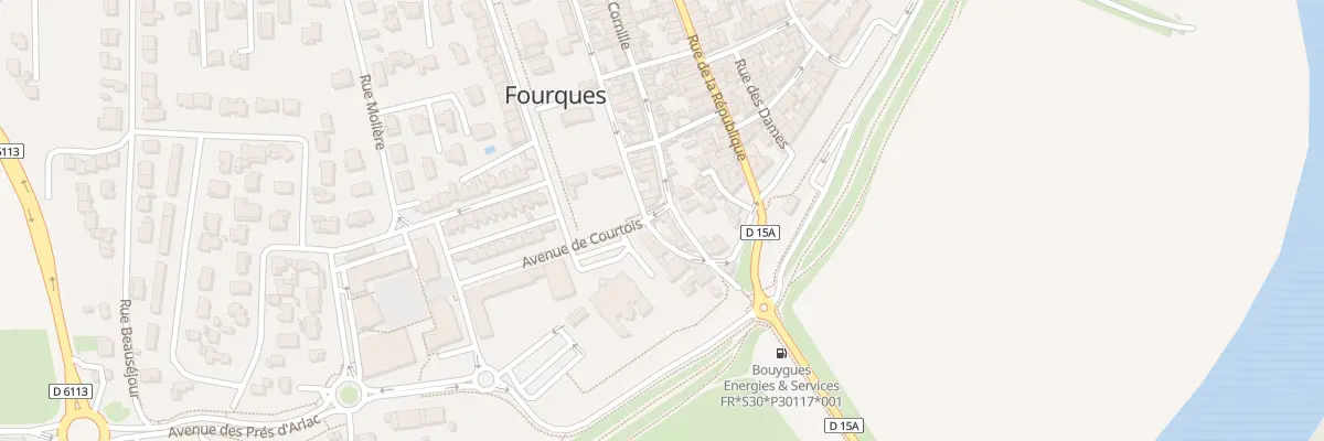 Plan du 6 Rue Cornille à Fourques
