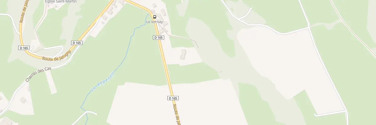 Plan du 5237F Le Vernay à Château