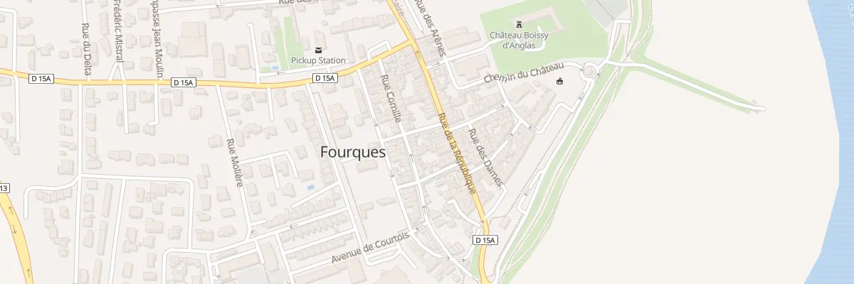 Plan du 4 Rue de la Poste à Fourques