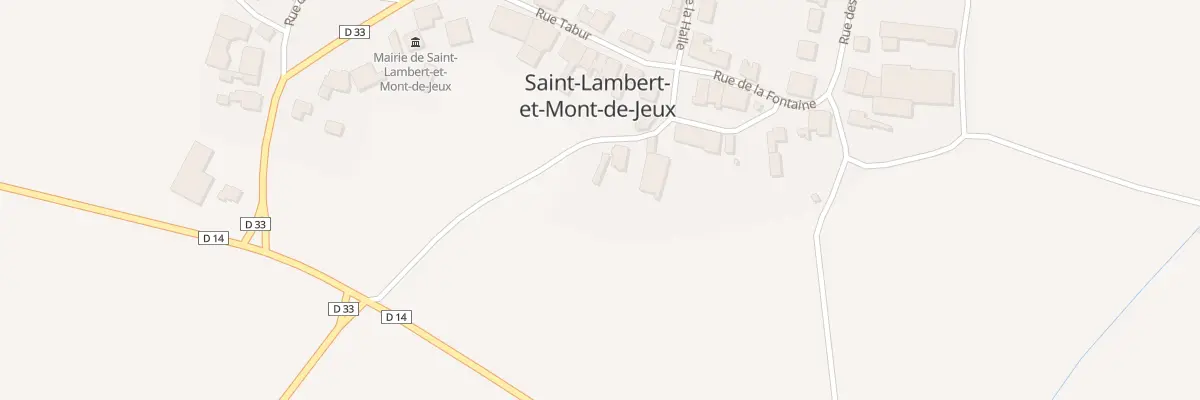 Plan du 14 Rue de la Croisette à Saint-Lambert-et-Mont-de-Jeux
