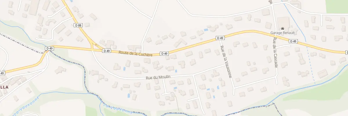 Plan du 247 Rue du Moulin au Perréon