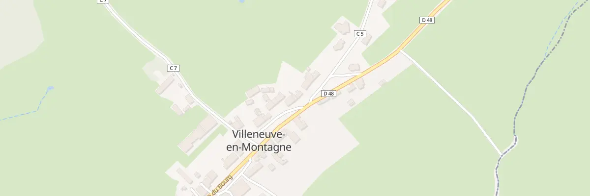 Plan du 39 Rue du Bourg à Villeneuve-en-Montagne
