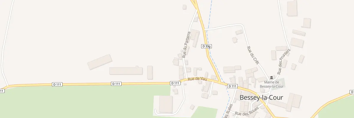 Plan du 5 Rue du Parterre à Bessey-la-Cour