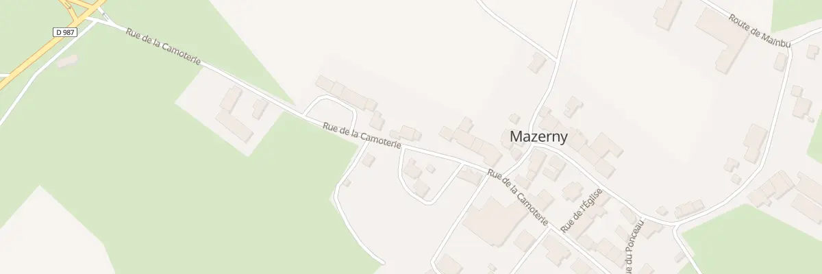 Plan du 10 Rue de la Camoterie à Mazerny
