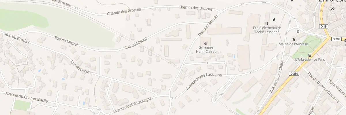 Plan du 364B Rue Jean Moulin à L’Arbresle