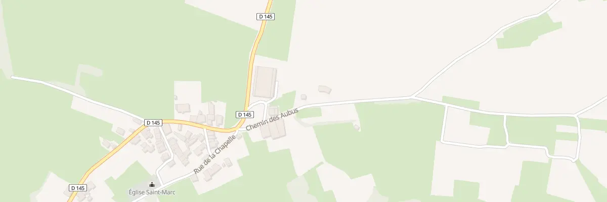 Plan du 1 Che des Aubus à Épertully