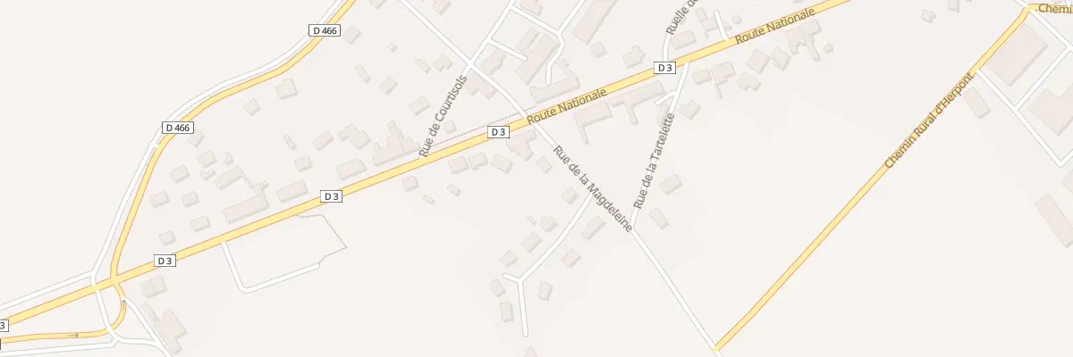 Plan du 4 Rue de la Magdeleine à Tilloy-et-Bellay