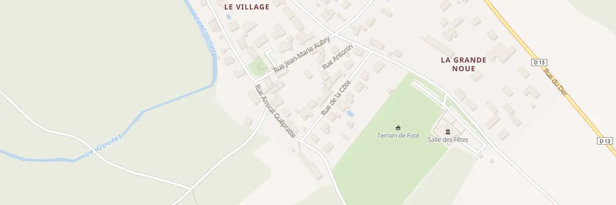 Plan du 1B Rue de la Cote à Bignicourt-sur-Marne