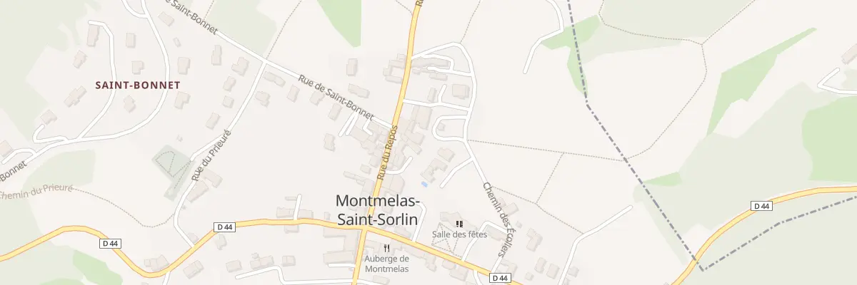 Plan du 5044 Le Bourg à Montmelas-Saint-Sorlin