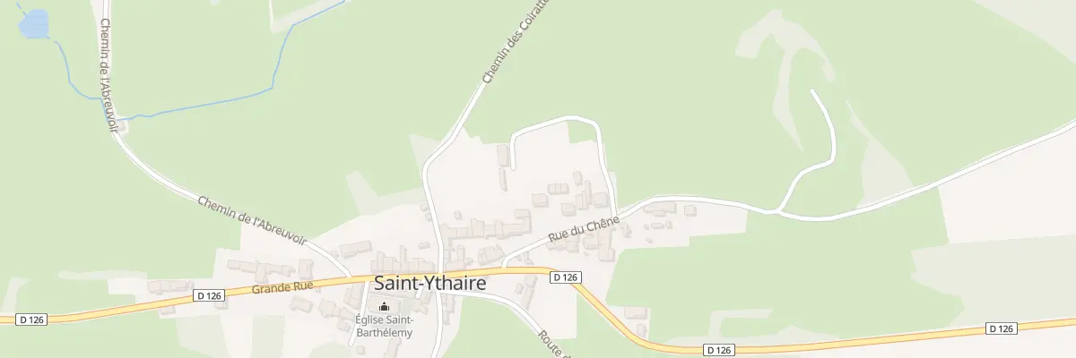 Plan du 5007B Le Bourg - St Ythaire à Bonnay-Saint-Ythaire
