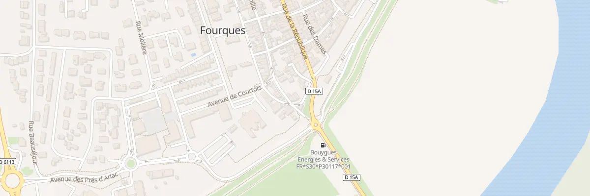 Plan du 7 Rue de la Rompie à Fourques