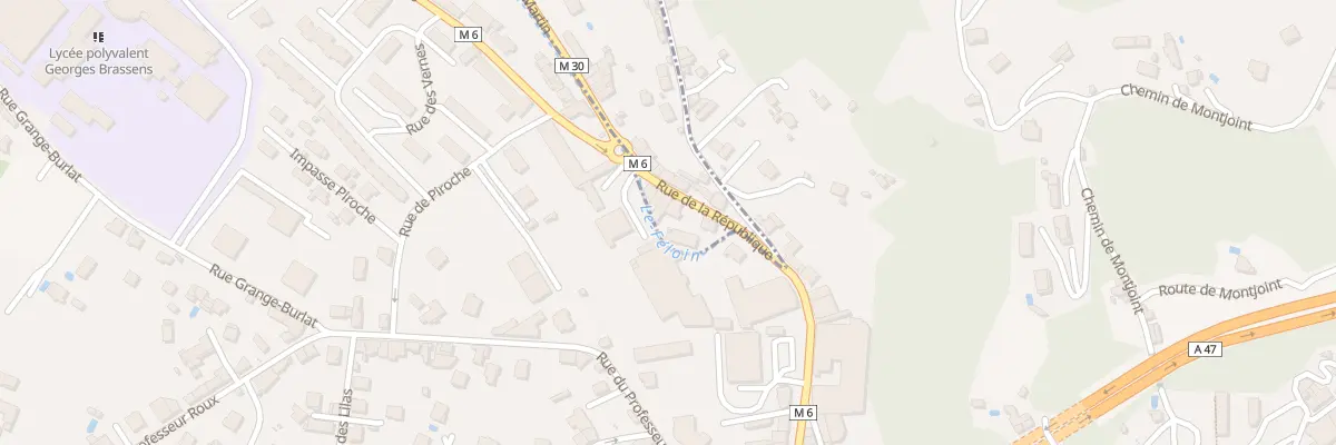 Plan du 110B Rte de Saint-martin à Saint-Martin-la-Plaine