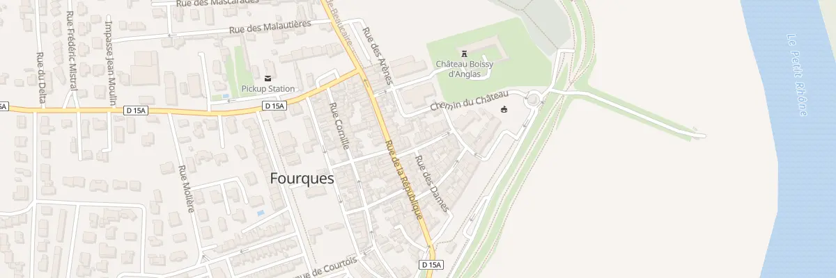 Plan du 10 Rue de l’Eglise à Fourques