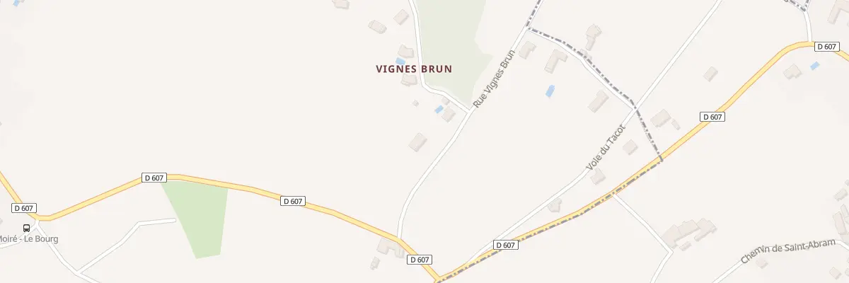 Plan du 5003D Vignes Brun à Moiré