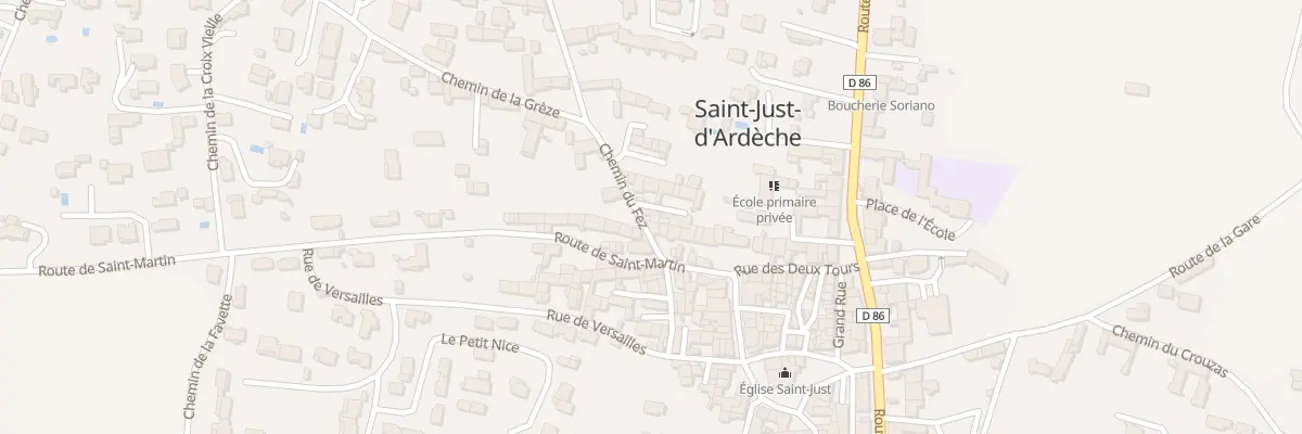 Plan du 30 Che du Fez à Saint-Marcel-d’Ardèche