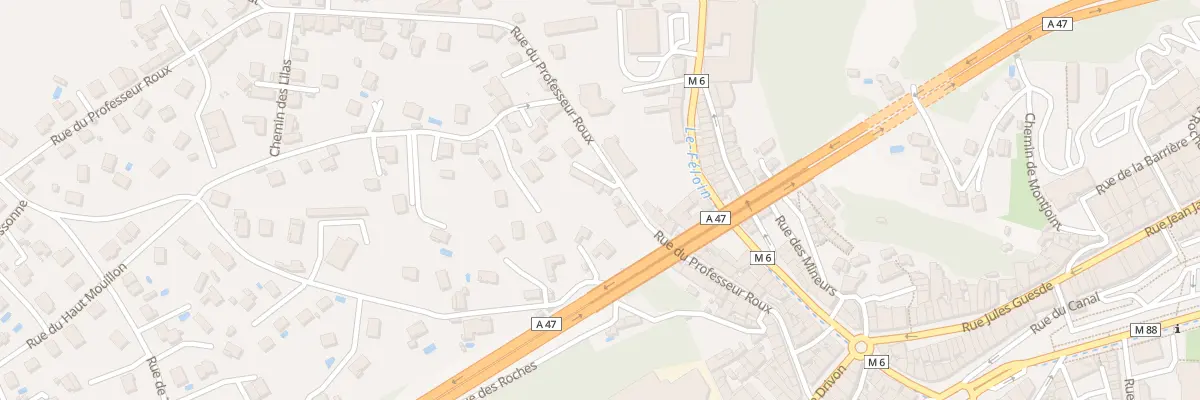 Plan du 31A Rue du Professeur Roux à Rive-de-Gier