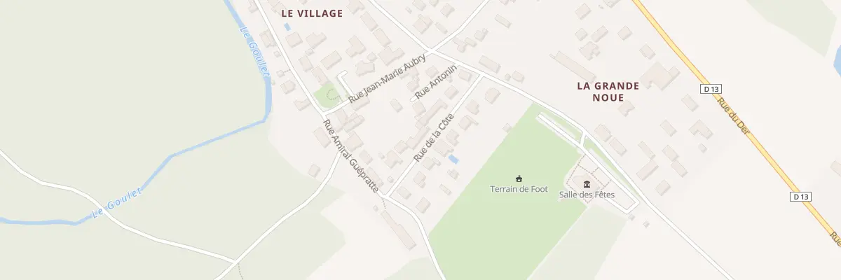 Plan du 3 Rue de la Cote à Bignicourt-sur-Marne