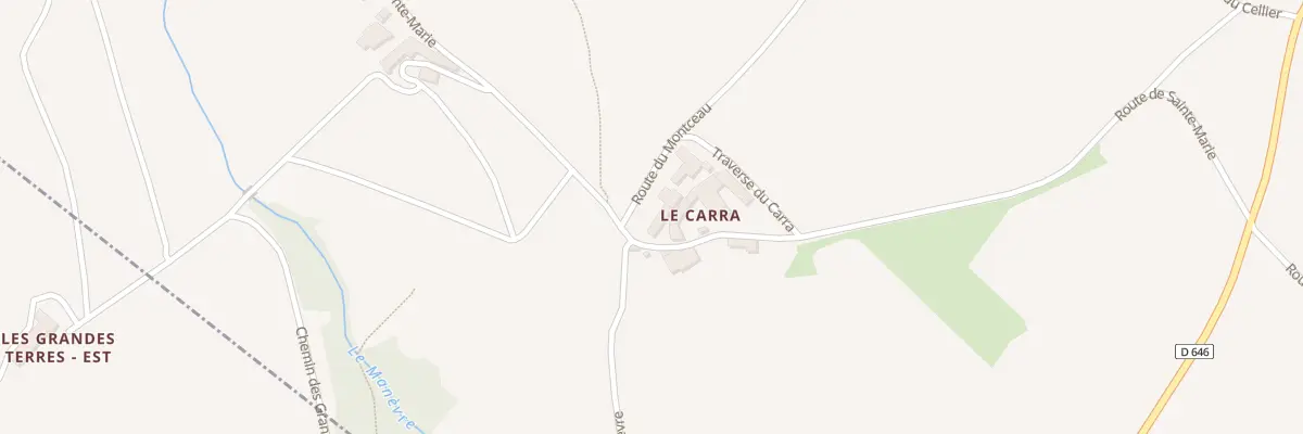 Plan du 5074 Le Carra à Saint-Étienne-la-Varenne