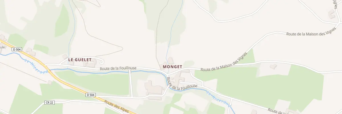 Plan du 371 Rte de la Fouillouse à Rivolet