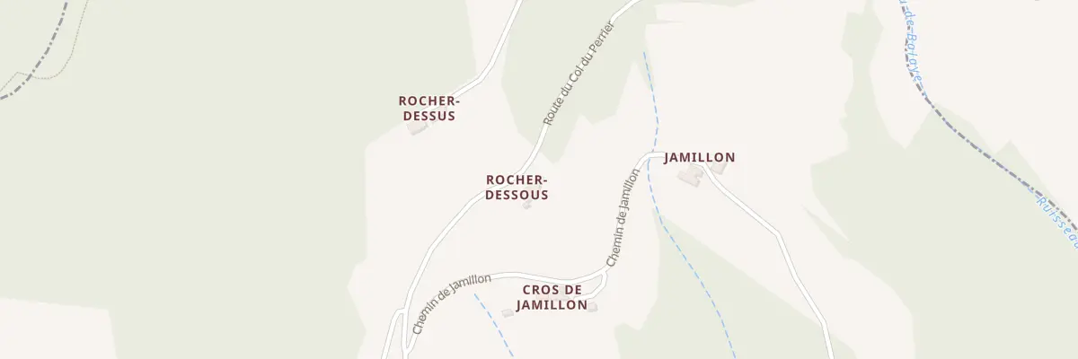 Plan du 3190 Rte du Col du Perrier à Empurany