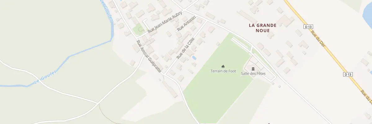 Plan du 6 Rue de la Cote à Bignicourt-sur-Marne