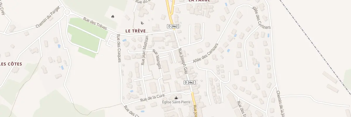 Plan du 40 Rue Joseph Gay à Saint-Pierre-la-Palud