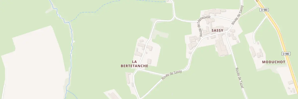 Plan du 5146 La Berteranche à La Vineuse sur Fregande