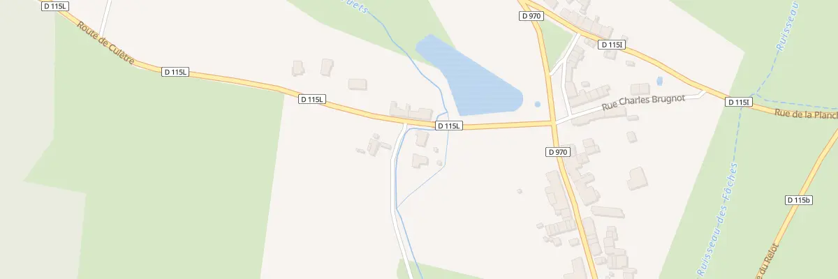 Plan du 5 Rte de Culêtre à Painblanc