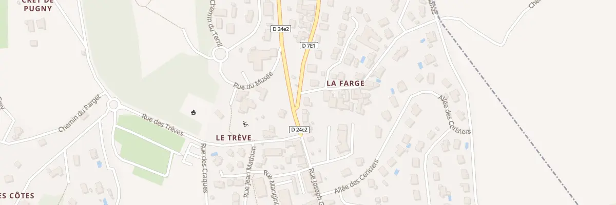 Plan du 1 Rue de la Farge à Saint-Pierre-la-Palud