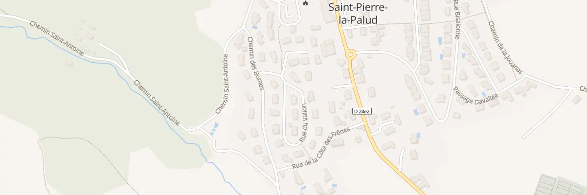 Plan du 7 Rue du Vallon à Saint-Pierre-la-Palud