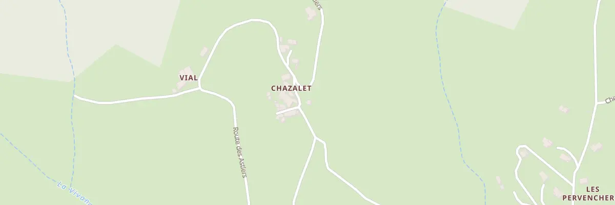 Plan du 35 Imp de Chazalet à Vaudevant