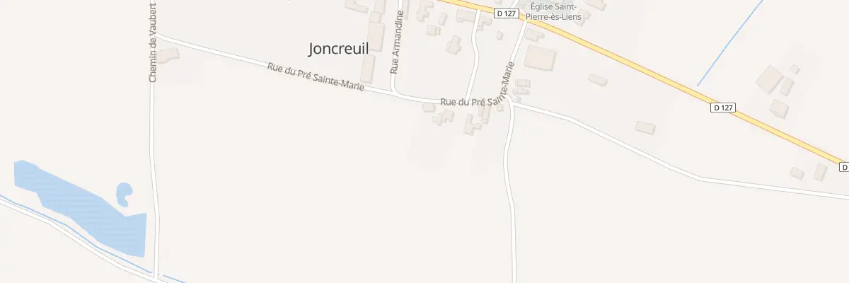 Plan du 7 Rue du Pre Sainte Marie à Joncreuil