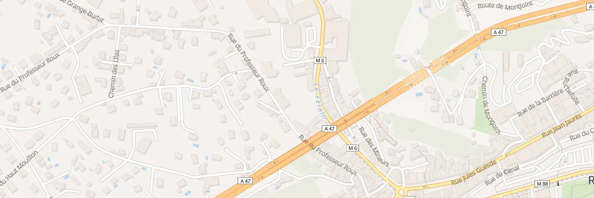 Plan du 34 Rue du Professeur Roux à Rive-de-Gier
