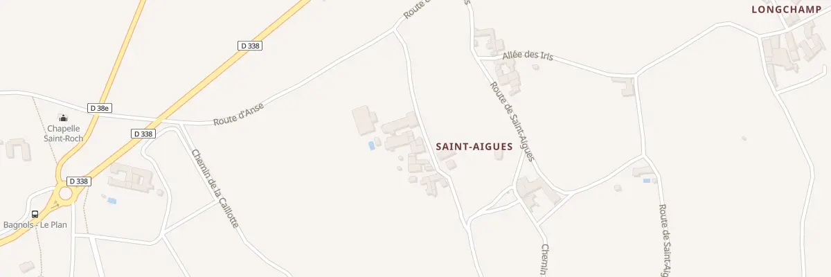 Plan du 5181 Saint Aigues à Bagnols