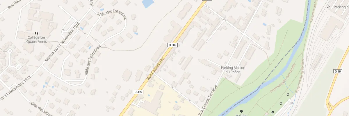 Plan du 71 Rue Gabriel Péri à L’Arbresle