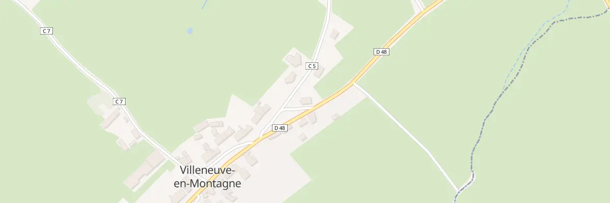 Plan du 47 Rue du Bourg à Villeneuve-en-Montagne