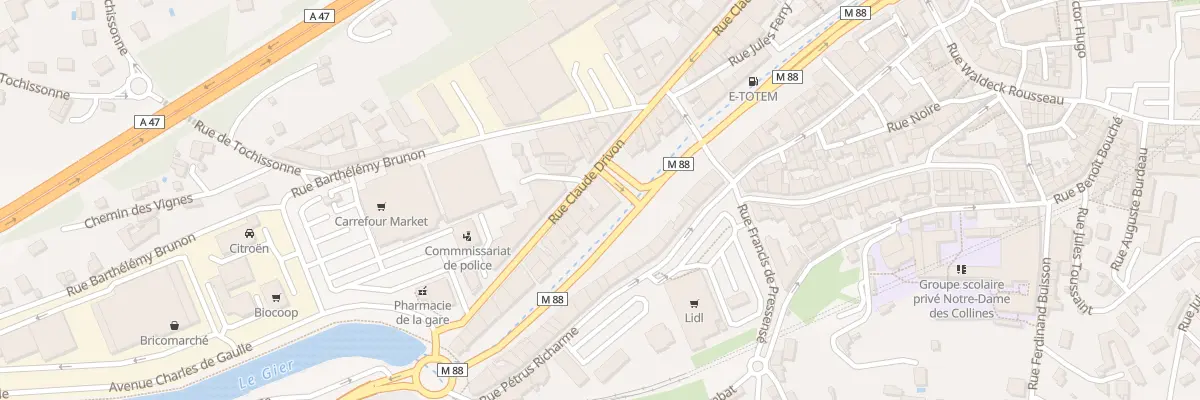 Plan du 49B Rue Claude Drivon à Rive-de-Gier