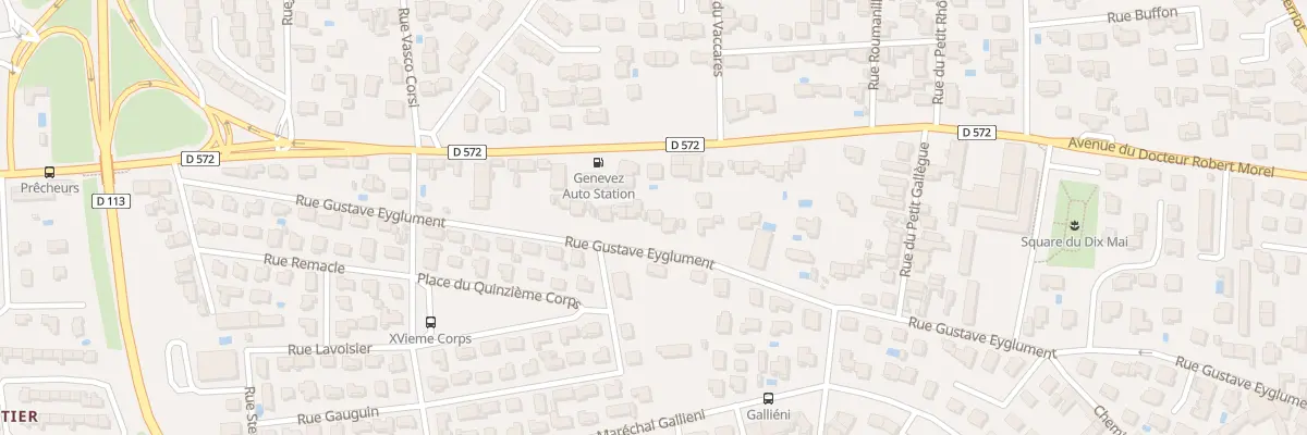 Plan du 41B Rue Gustave Eyglument à Arles