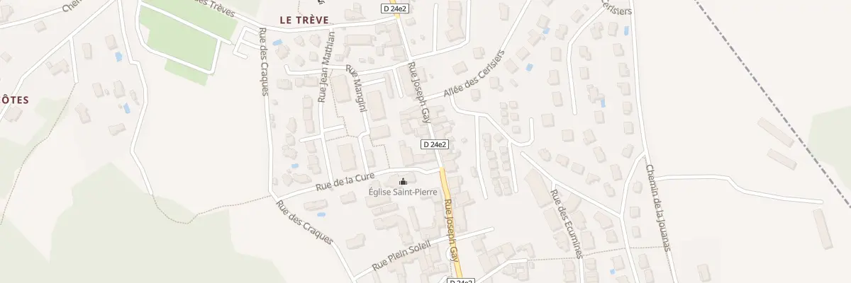Plan du 26 Rue Joseph Gay à Saint-Pierre-la-Palud