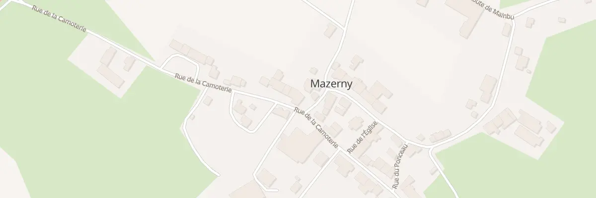 Plan du 1 D’Rd 235 à Mazerny